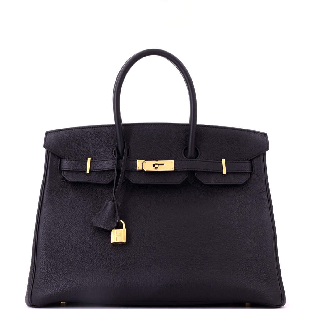 Hermes Birkin 35 Black Togo with Gold Hardware